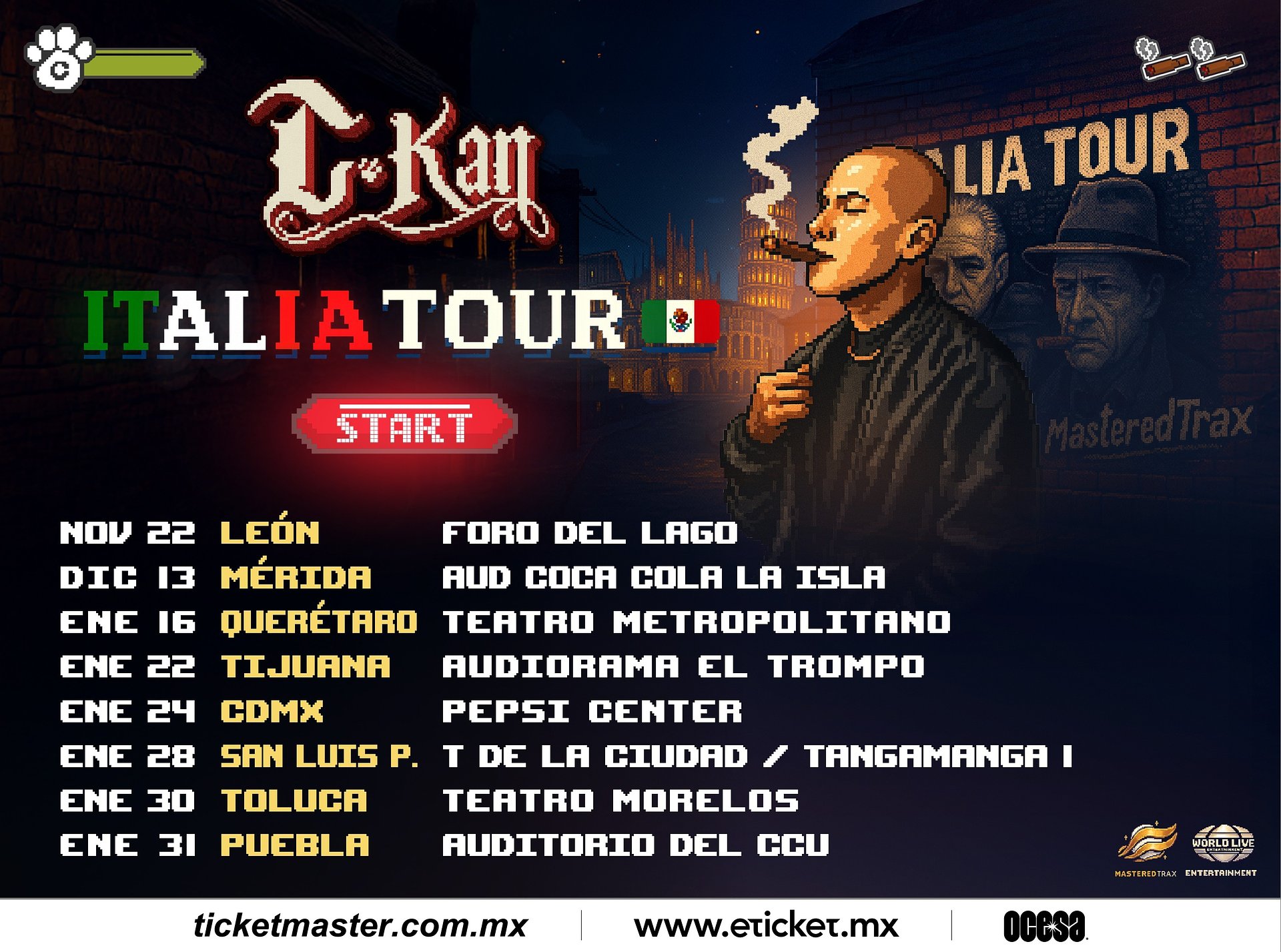 C-Kan en el Pepsi Center: ¡El Rap se convierte en un Videojuego en Vivo!
